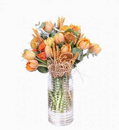 Sıcak Sevgi Lale Çiçekleri