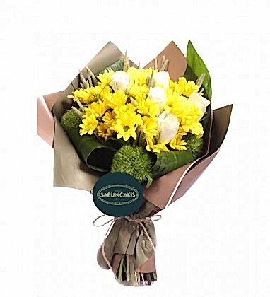 Sarı Beyaz Buketi
