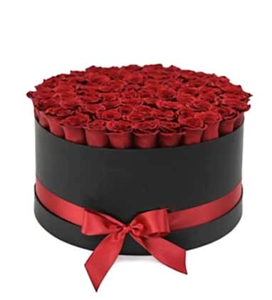 Kutuda 101 Adet Kırmızı Gül