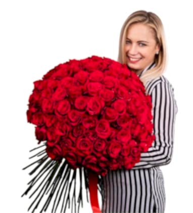 101 Kırmızı Gül Buketi