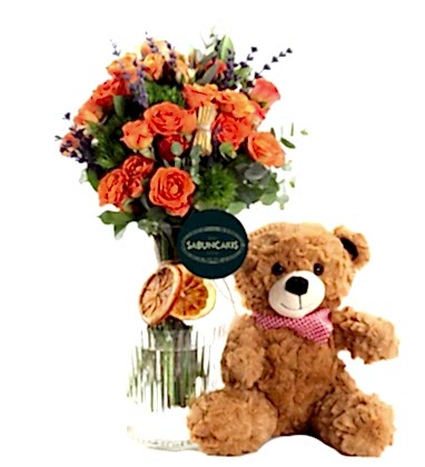 Orange Arbor Teddy Bear