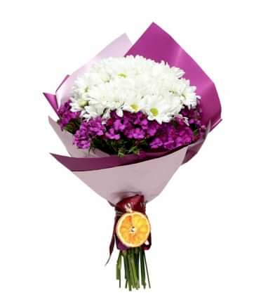 Daisy Papatya Çiçek Buketi