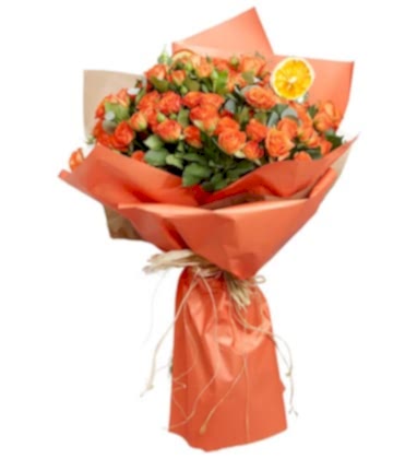 Turuncu Güllü Aşk