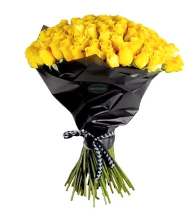 51 Sarı Gül Buketi