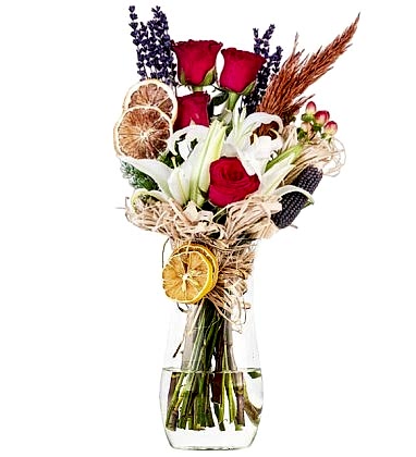 Beyaz Lilyumlar Güller