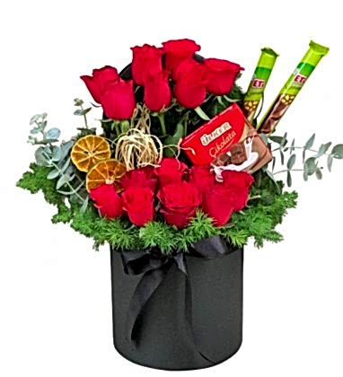 Çikolatalı Gül Kutusu