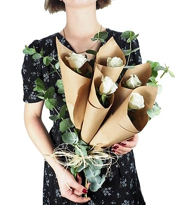 Angel White Gül Buketi