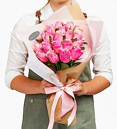 18 Pembe Deluxe Gül Aşkı