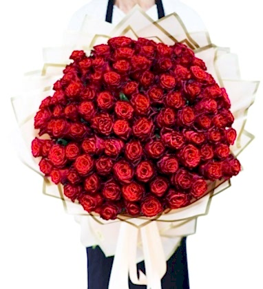 Premium 150 Kırmızı Gül Buketi
