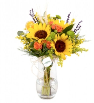 Ay Çiçeği Turuncu Çardak Güller